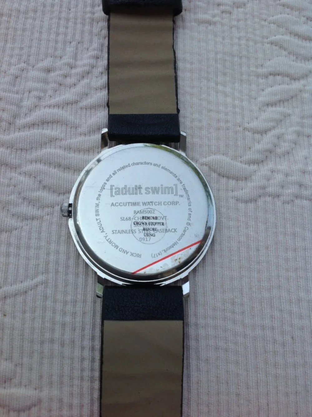 Rick & Morty Adult Swim Accutime Watch Co Wrist Watch Collectible Memorabilia